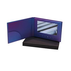 <span class=keywords><strong>Brochure</strong></span> vidéo musicale DIY avec écran LCD 7 pouces HD, carte vidéo vierge, fournisseur chinois pour cadeau marketing, anniversaire, amour - Product Image 6