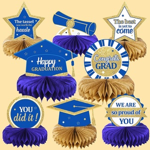 Décorations <span class=keywords><strong>de</strong></span> fête <span class=keywords><strong>de</strong></span> remise <span class=keywords><strong>de</strong></span> diplôme HAWIN, décorations <span class=keywords><strong>de</strong></span> <span class=keywords><strong>Table</strong></span> <span class=keywords><strong>de</strong></span> remise <span class=keywords><strong>de</strong></span> diplôme, centres <span class=keywords><strong>de</strong></span> <span class=keywords><strong>Table</strong></span> en nid d'abeille - Product Image 1