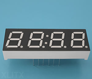 0.39インチ4桁<span class=keywords><strong>LED</strong></span> <span class=keywords><strong>7</strong></span>セグメントディスプレイ赤青緑白黄色オレンジ - Product Image 1