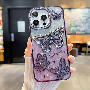 Diamante brillante TPU para <span class=keywords><strong>Huawei</strong></span> Nova Y61 <span class=keywords><strong>Funda</strong></span> para teléfono Mariposa Bling TPU a prueba de golpes Pieza para teléfono <span class=keywords><strong>funda</strong></span> trasera - Product Image 6