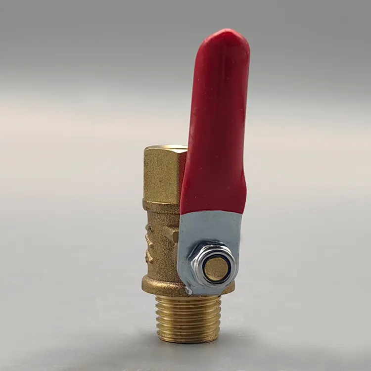 1/4 inch Nữ/Nam chủ đề nhỏ Brass Ball valve