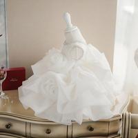 Robe de princesse pour bébé d'un an, tenue d'été, nouveau style tendance, robe moelleuse, robe de demoiselle d'honneur pour mariage, robe de princesse pour bébé
