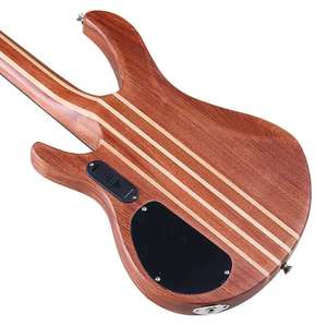Bajo eléctrico activo para diestros de 43 pulgadas, 4 cuerdas, rendimiento profesional, cuerpo mate Sapele, diapasón de ébano de arce - Product Image 5