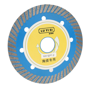 Disco de corte de diamante ultrafino, antichipping, corte suave para azulejos esmaltados, cerámica, piedra, ranurado de paredes, trabajo ODM/OEM - Product Image 1