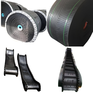 Kosteneffectieve EP-250 vlakke transportband van 0,3-3m breed met olie- en hittebestendige stofinzet en snijservice - Product Image 2