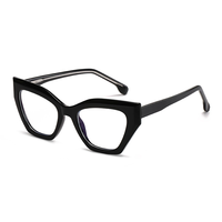 MS CP5739 Lunettes optiques œil de chat PC pour femmes Vente en gros Monture de couleur gelée avec design à la mode et logo personnalisé Lunettes