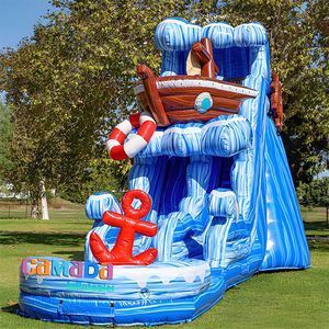 ¡Gran Oferta! Nuevo Castillo Hinchable Comercial para Niños y Adultos, Tobogán Acuático Combinado de PVC para Uso Doméstico - Product Image 4