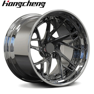 Jantes de voiture personnalisées forgées de 17 à 24 pouces 5x114.3 5x130 5x112 5x127 pour BMW Audi Pagani Hyuara Corvette C8 - Product Image 2