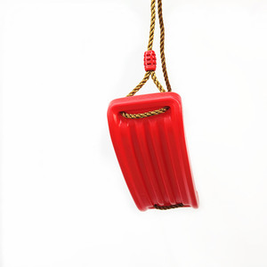 Sedia a Dondolo Curva per Bambini con Seduta in Plastica per Parco Giochi Interno ed Esterno - Product Image 3