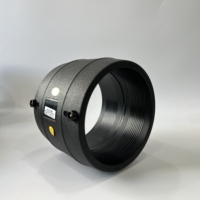 Coupleur électrofusion DN180 SDR11 PE100 HDPE pour les travaux d'ingénierie municipale, la lutte contre l'incendie et les conduites de gaz