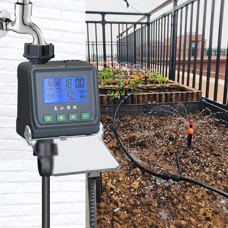 Sistema di irrigazione digitale intelligente della fabbrica acqua giardino Timer con sensore pioggia