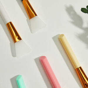 Wholesale Custom Logo Soft Silicone Face Mask Brush DIY <strong>Makeup</strong> <strong>Tools</strong> Facial Mud Mask Applicator Brush - Product Image 4