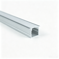 Profilé en aluminium pour bande LED linéaire à montage en surface 1515F, canal en aluminium pour bande LED intégrée, profil en aluminium pour bande LED