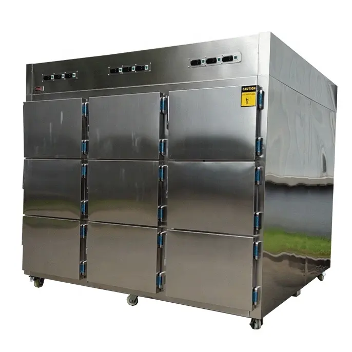 調節可能な温度の死体死体安置所冷凍庫と9ドア付き冷蔵庫