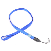 Vente en gros de lanières à clip en métal durables en nylon ou en polyester avec logo personnalisé pour la publicité