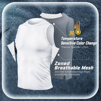 Débardeur de musculation pour homme à séchage rapide, compression, haute élasticité, vêtement de fitness, entraînement de basketball, t-shirt sans manches