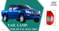Pièces d'auto halogène feu arrière feu arrière feu arrière 898023359 898023360 pour Isuzu Dmax Chevrolet Holden Rodeo RA 2002 - 2006