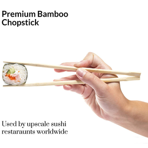 Newell Hot Sell Natural Custom Printed Logo Sushi Disposable Bamboo Chop Sticks Bamboo Chopsticks for Restaurant