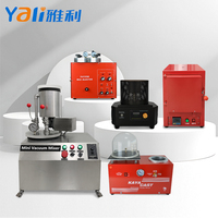 Equipo de Fundición de Joyería Mini, Juego Completo, Mezclador de Vacío para Oro, Horno de Fundición, Inyector de Cera, Horno de Fusión, Kit de Máquina para Hacer Joyas