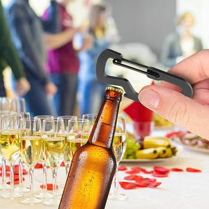 Crochet en D multifonctionnel en acier inoxydable Boucle d'alpinisme Ouvre-bouteille Bobine d'insigne pour travaux lourds - Product Image 3