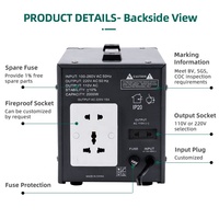 Estabilizador de Voltaje AVR 1K 2K Transformador Monofásico CA para Horno Microondas NDR-162