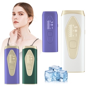 Refrigeración  belleza hogar mujeres mano eliminación permanente vello cuerpo sin dolor portátil Ipl máquina láser depiladora - Product Image 1