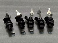 Cylindre de serrure en plastique noir Huize adapté aux équipements industriels