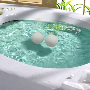 Boule <span class=keywords><strong>d</strong></span>'éponge lavable absorbant l'huile et éliminant la saleté pour piscines - Product Image 5