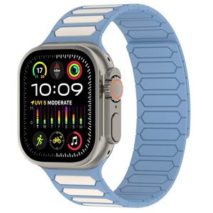 Bracelet de montre magnétique sport pour Apple Watch Series 10 11 42mm 46mm Ultra 49mm SE 44mm, bracelet de montre bicolore - Product Image 6