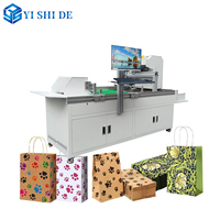 Imprimante Numérique Jet d'Encre Automatique Monopasse pour Sacs en Papier, Gobelets, Ventilateurs et Sacs Kraft – Machine d'Impression Monophasée pour Boîtes en Carton