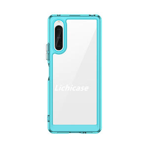Lichicase Multi Couleur Coloré Cadre Caméra Protection Pare-chocs Shell pour Sony <span class=keywords><strong>Xperia</strong></span> 10V 10VI 10VII <span class=keywords><strong>Coque</strong></span> <span class=keywords><strong>de</strong></span> <span class=keywords><strong>Téléphone</strong></span> Personnalisée - Product Image 5