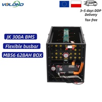 Kit de batterie LiFePO4 empilable DIY VOLOND EU Warehouse 51.2V 33KWh pour cellules 16S 628Ah MB56