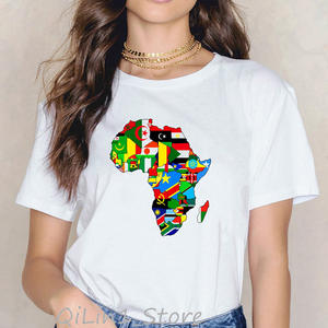 Camiseta Power <span class=keywords><strong>Africa</strong></span> Queen para chicas negras, camisetas gráficas para mujer, ropa estética, camisetas Melenin Poppin, camiseta para mujer - Product Image 1