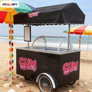 2025 Hot Pizza Oven Tricycle Freezer <b>For</b> <b>Sale</b> Burger Snacks <b>Trolley</b> Ice Cream Food Cart - Product Image 4