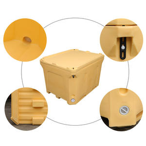 כבד חובה אחסון אקווטקטטורה lldpe stackable מיכל דגים מבודדים עבור תחבורה - Product Image 4