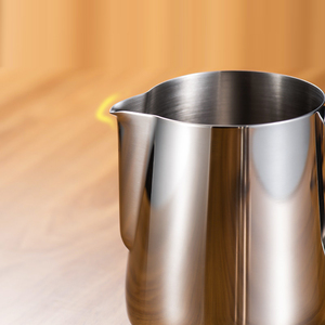 Pichet à mousse en acier inoxydable pour café expresso, latte, cappuccino, crème de lait – Idéal pour barista - Product Image 4