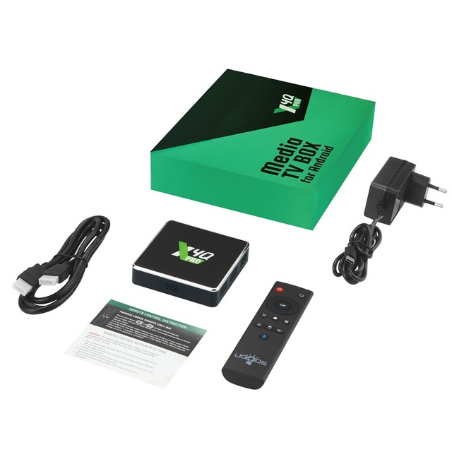UGOOS X4Q Pro TV BOX Android 11 Amlogic S905X4 LPDDR4 4GB 32GB Support AV1 4K Smart Tv Box X4Q Plus X4Q Cube Set-top Box