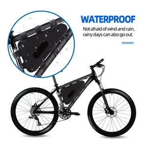 Kit de Batería para Bicicleta Eléctrica XT60 90, 48V 52V 60V 72V, Personalizable, con Bolsa Triangular para Portaequipajes Trasero, 20Ah 25Ah 28Ah 30Ah, Recargable - Product Image 1