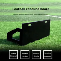 Rebondisseur de football en plastique pliable résistant aux chocs avec logo personnalisé, OEM/ODM pris en charge pour la personnalisation, panneaux de rebond de football en gros pour