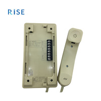RISE Preço de Fábrica Elevador Top Car Intercom Dispositivo de Emergência Telefone Elevador Intercom NKT12(1-1)2A