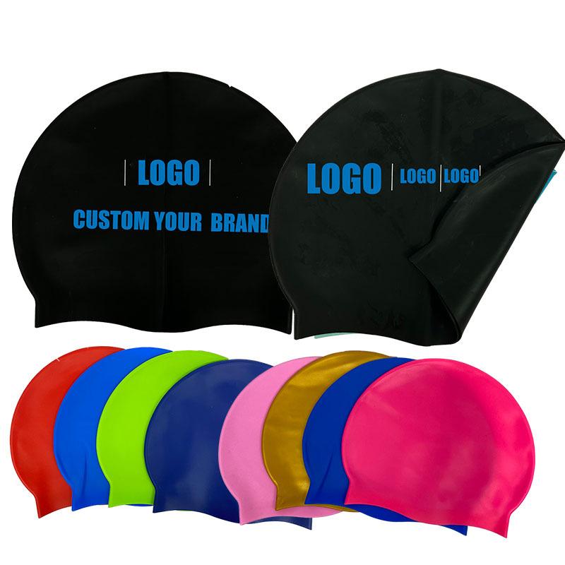 Wholesale Oem Swim Caps Silicone Custom