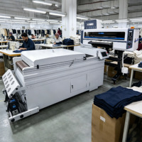 Nueva Impresora DTF de Alta Velocidad de 60 cm, Fulinyin Eps I3200, Totalmente Automática, 22 m²/h, Rodillo de Película, Agitador de Tinta en Polvo, Horno, Fácil de Operar
