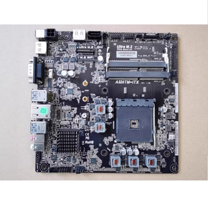 เอเอสร็อค AM4 A320 เมนบอร์ดระดับไฮเอนด์ A320TM-ITX R5 5500 DDR4 M.2 PCIe 3.0 คู่สำหรับรองรับวิน 11 เดสก์ท็อปมินิพีซี A320 เมนบอร์ด - Product Image 5
