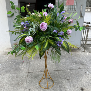 Ifg rừng phong cách centerpieces lụa tăng cây xanh hoa nhân tạo bóng cho đám cưới - Product Image 5