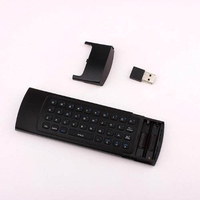 Clavier sans fil miniature MX3 2.4G de qualité fiable, télécommande avec récepteur USB, souris aérienne avec récepteur USB