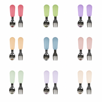 Lot de 7 pièces en silicone sans BPA pour bébé, comprenant assiette à succion, bol, tasse, bavoir, cuillère et fourchette en acier inoxydable 304, pour 0-12 mois