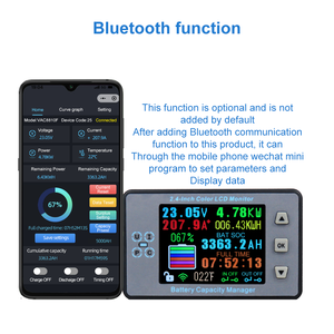 Für Lancol Multifunktion ales drahtloses Hall-Coulometer-Batterie <span class=keywords><strong>tester</strong></span> Spannungs-und Strommess-Diagnose tool mit Monitor - Product Image 3