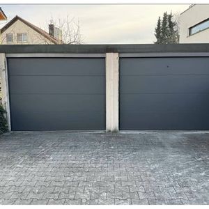 <span class=keywords><strong>Porte</strong></span> de garage <span class=keywords><strong>sectionnelle</strong></span> automatique en aluminium noir à bas <span class=keywords><strong>prix</strong></span>, avec vitrage - Product Image 5