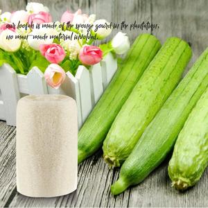 Esponja de baño Loofah, cepillo exfoliante corporal orgánico Natural - Product Image 4