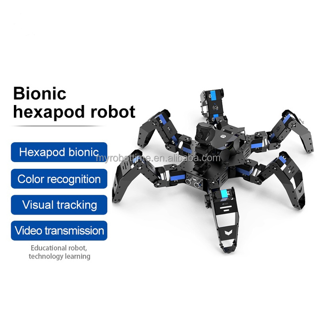 My Robot Time Hexapod Spider WiFi HD Camera STEM Educational Python C++ Programmable Bionic Gait Robot Kit Face Recognition